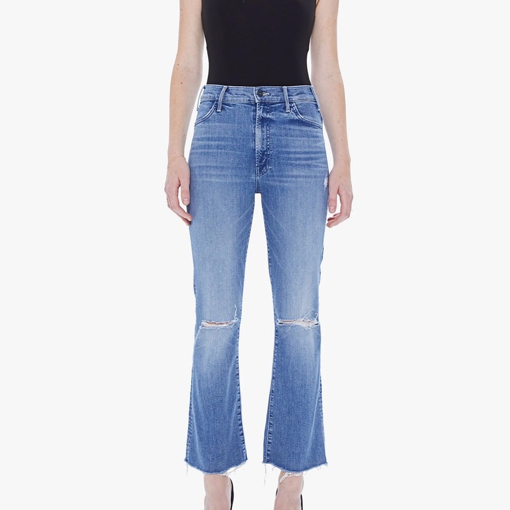 MOTHER The Hustler Ankle Fray Jeans